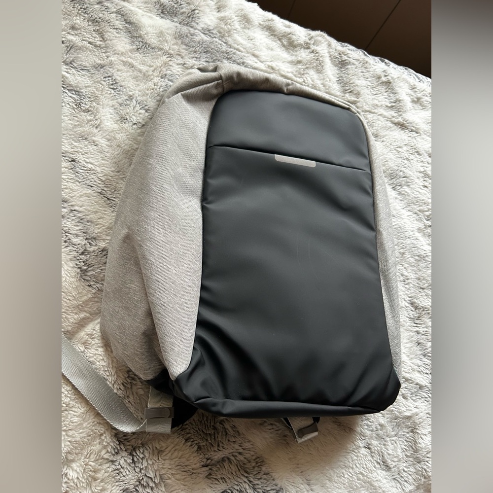 Oscaurt Gray Laptop Travel Backpack USB Charging Port Carry On Bag